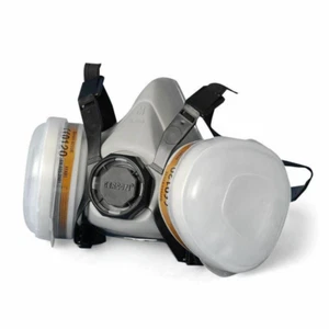 Lackiermaske M mit Kohlefilter FF A2 Vorfilter FF P2 Staubschutzmaske Atemschutz - Bild 1 von 2