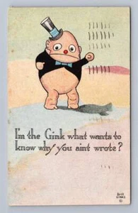 Egg Man "I'm The Gink" Strange Antique Fantasy ~ George Brill Minneapolis 1915 - Picture 1 of 2