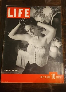 "Life"Magazine July 18, 1938 Camisole Is Back 30s Fashion Vintage Ads - Picture 1 of 2