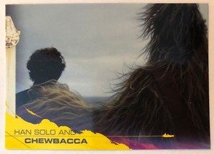2018 Topps Solo Star Wars Story #67 Han Solo and Chewbacca YELLOW NrMint-Mint