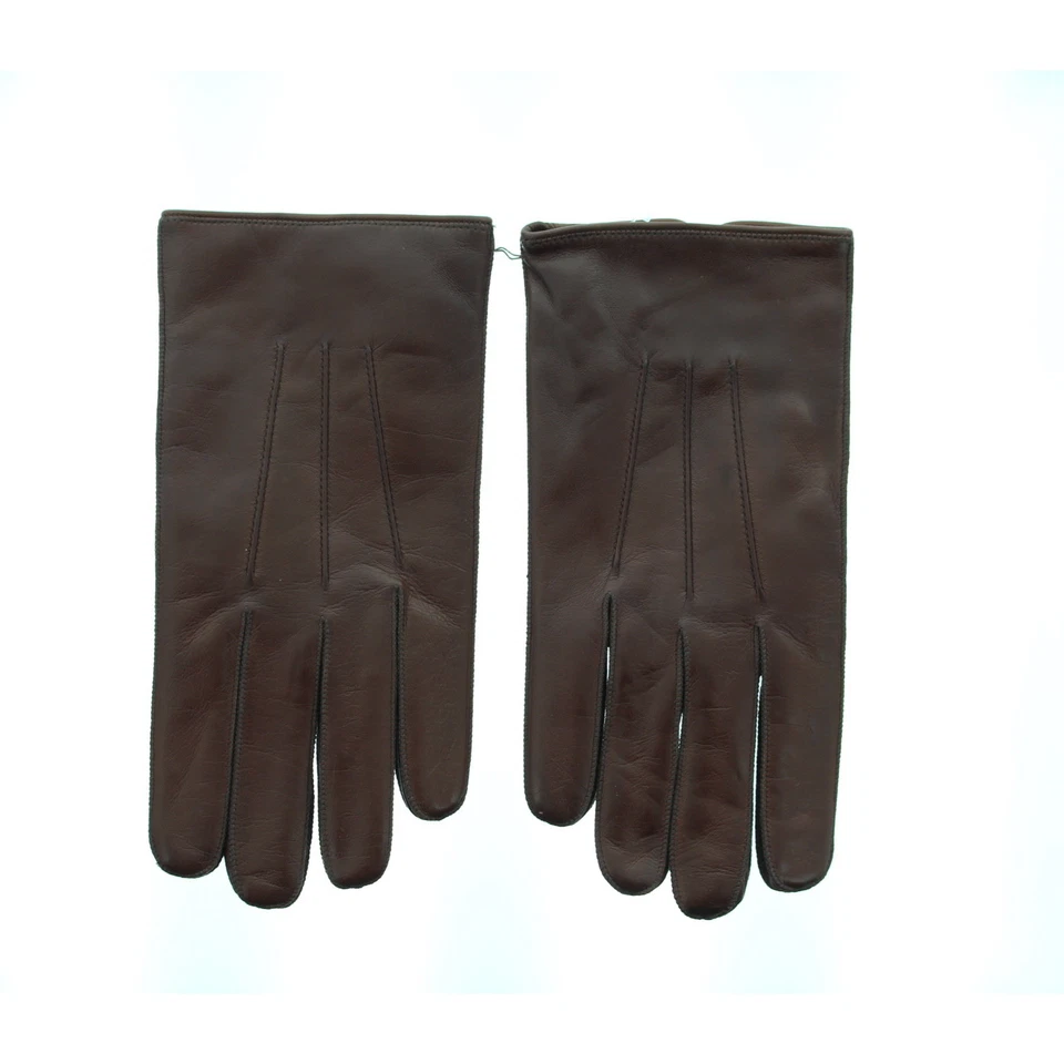 Guantes de cuero Coach Nappa, guantes de conducción de invierno para hombre, forrados de cachemir 82863 Foto 1 de 2