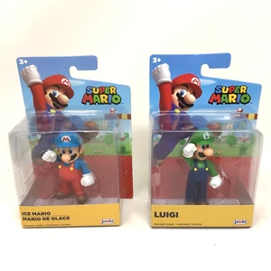 Super Mario Ice and Luigi 2.5" Nintendo Action Figures Jakks Pacific 2020 New - Picture 1 of 7