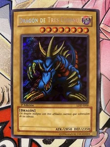 Tri-Horned Dragon (1st Edition) Spanish VLP/NM LOB-000 (IG) - Picture 1 of 13