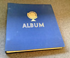 altes leeres DDR Schaubeck blau Einsteckalbum, groß, 40 Seiten (20 Bl.) 231101