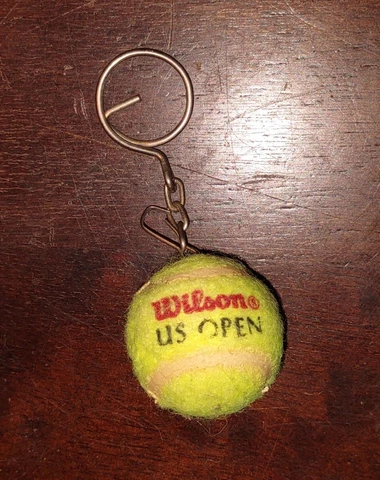 US OPEN WILSON Small Tennis Ball Keychain Cover