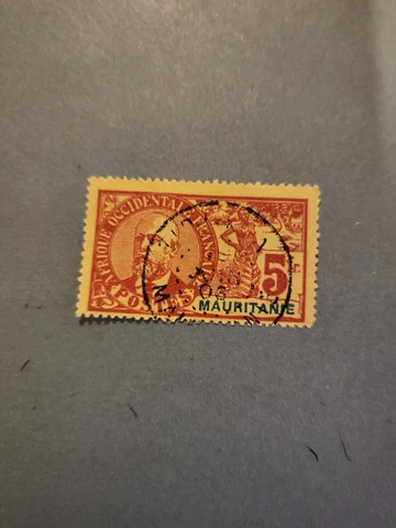 Stamps Mauritania Scott #17 used Cover