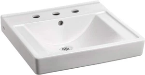 American Standard 9024008EC.020 Decorum Wall-Hung 20" Bathroom Sink, White - Picture 1 of 5