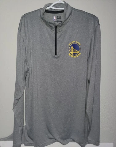 Golden State Warriors Quarter Zip Active Sweater Mens Size XL NBA Official Lic Cover