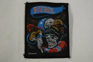 Rebel Aigle & Crane Tissé Patch Neuf Officiel Motard Rockabilly Punk Métal - Picture 1 of 3