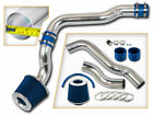 2.5" BLUE Cold Air Intake System + Filter For 88-91 Civic/CRX EX RT Si 1.6L L4