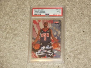 LeBron James 2004 Skybox USA Basketball Olympic Team #USAB 2004-05 PSA 9 MINT - Bild 1 von 2