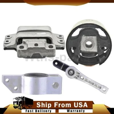 Soportes de motor/puntal de par/transmisión 4x para Volkswagen CC 2009 2010 2011 2012 2,0 L Foto 1 de 4