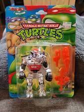 Figurine Robotic Rocksteady - Teenage Mutant Ninja Turtles (TMNT) 1993 - Playmates - 12 Cm - Occasion