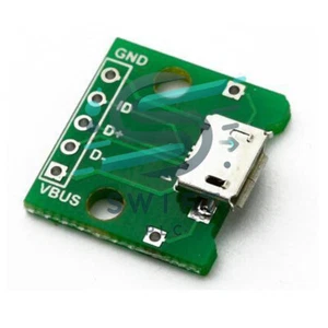 5PCS MICRO USB to DIP Adapter 5pin female connector B type pcb converter - Picture 1 of 1