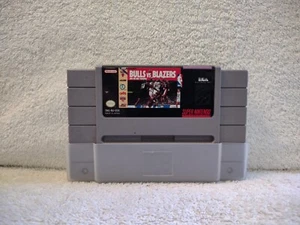 Bulls vs. Blazers - (SNES, 1992) *Good Condition* Cleaned & Tested* FREE SHIP! - Picture 1 of 9