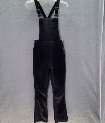 Madewell Women Jumpsuit  XS Black Denim Boot Cut Cross Back Overalls Ankle - Image 1 of 4