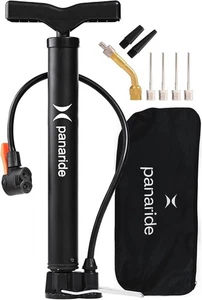 Advanced Floor Bike Pump Dual Presta Schrader Valves for Road Mountain Bikes - Picture 1 of 7