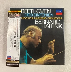 Bernard Haitink Beethoven 9 Symphonies Decca CD Box Set Nice Japan 6 Discs Obi - Picture 1 of 6