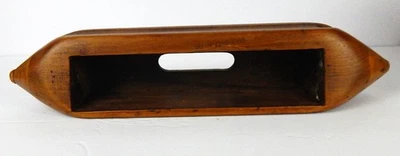 Telar grande antiguo de madera de 1885 para barco decoración primitiva Foto 1 de 4