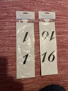 NEU! Versiegelte Victoria Lynn nummerierte Tischzelte. #1-#30. Hochzeit/ Partys - Bild 1 von 4