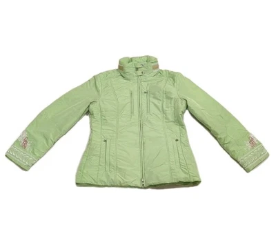 Chaqueta de esquí vintage Bogner Bavarian Paradise para mujer talla 10 verde claro Foto 1 de 4