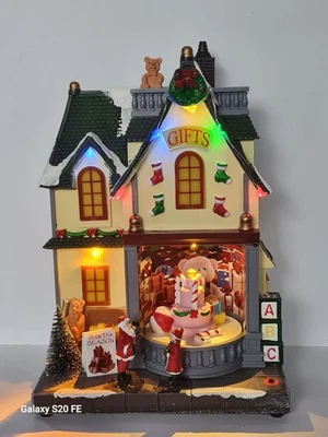 MAGIC VILLAGE WEIHNACHTSMARKTSTAND MIT LICHT & MUSIK - Bild 1 von 4