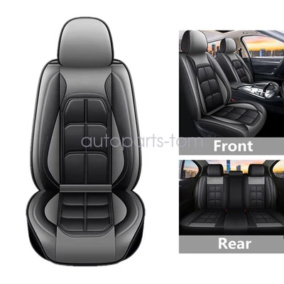 Fundas delanteras y traseras de cuero PU para Toyota RAV4 Avalon Camry Corolla Foto 1 de 4