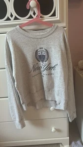 Abercrombie & Fitch Girls Grey Warm Sweatshirt size 13/14 - Picture 1 of 2
