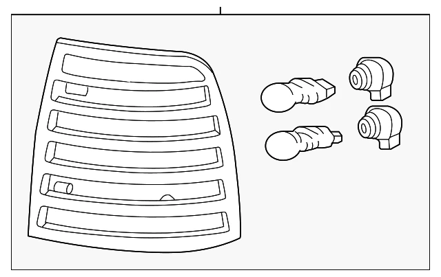 Conjunto de lámpara trasera original Ford 5E6Z-13405-AA Foto 1 de 3
