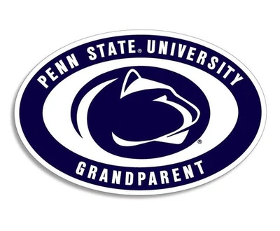 Imán de coche de la Universidad Estatal de Pensilvania abuelo troquelado laminado Foto 1 de 2