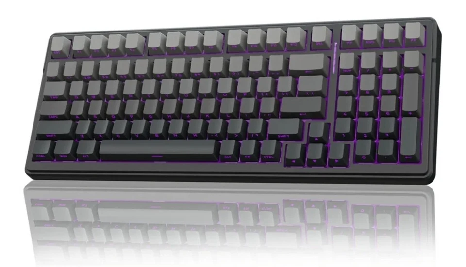 Aula F99Pro Black + Gradient Grey Mechanical Keyboard Wireless - Image 1 of 4