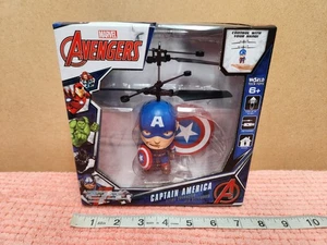 Marvel Avengers "Captain America" Flying Character UFO Helicopter Toy NEW - Picture 1 of 10