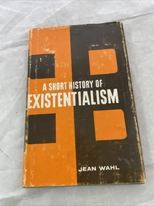 A Short History of Existentialism Jean Wahl 1949 Hardcover Dust jacket - Picture 1 of 10