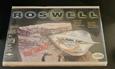 Sealed TESTORS Crash Scene Diorama ROSWELL UFO 1/48 Scale Unassembled Kit MODEL - Image 1 of 4
