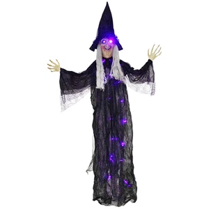 Bruja animatrónica de Halloween activada por voz Outsunny, funciona con pilas - Imagen 1 de 10