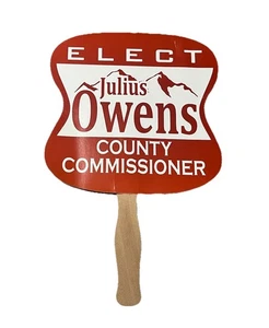 Elect Julius Owens County Commissioner Advertising Fan - Picture 1 of 2
