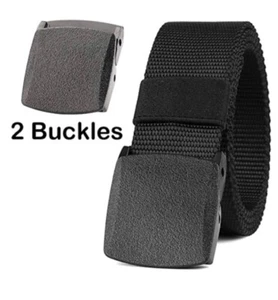 Nylon Military Tactical Men Belt Webbing Canvas Outdoor YKK Buckle Adjustable US - Picture 1 of 9