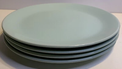 4 IKEA Mint Green 9 7/8” Dinner Plates 10866 - Image 1 of 4