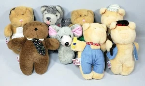 Mary Meyer Stofftier Plüsch Menge 8 | 3 Little Pigs 3 Bears Story 6 Zoll Vintage 1996 - Bild 1 von 6