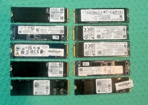 Bulk 10 unit in one lot 256GB M.2 2280 NVMe SSD Solid State Drive named Brand - Picture 1 of 1