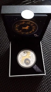 Republic of Belarus 2013 CAPRICORN Zodiac Signs Series Poland Silver Round w/COA - Picture 1 of 12