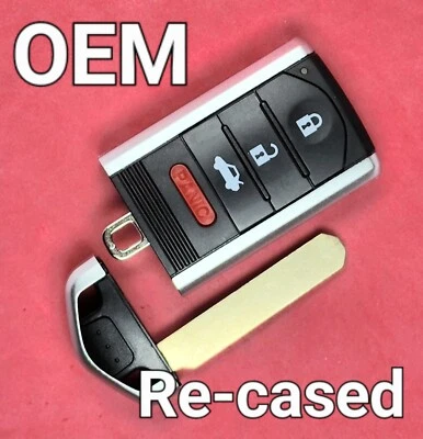 Re-cased OEM 2009 - 2014 Acura TL Smart Key 4B Trunk - M3N5WY8145 - Image 1 of 2