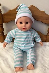 MELISSA & DOUG Twin Baby Boy Doll Luke 15” Brown Sleep Eyes