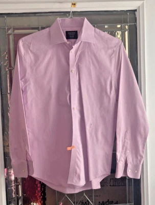 Camisa de vestir Nordstrom para hombre tienda 15 32/33 púrpura ajuste extra sin planchar Foto 1 de 4