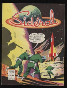 Sideral #24 francés 1960 B+W fino/VF 7,0 W páginas ciencia ficción extranjera - Imagen 1 de 2