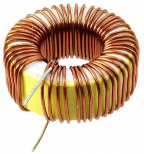 1 x RS Pro 100 μH ±15% Power Inductor, 3A Idc, 80mΩ Rdc DP - Picture 1 of 2