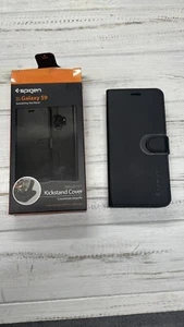 Spigen Case Wallet S Black For Samsung Galaxy S9 - Picture 1 of 5