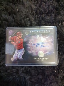 2016 Bowman Inception Trea Turner On-Card Auto Rookie Card  RA-TT Rc