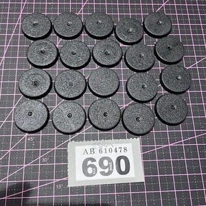 Bases modelo redondas Games Workshop 25 mm Warhammer 40K/AOS/WFB brocas de repuesto - Imagen 1 de 1