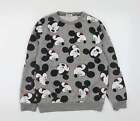 Priamrk Womens Grey Cotton Pullover Sweatshirt Size XS - Mickey Mouse